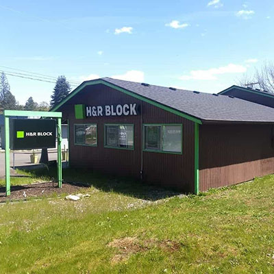 H&R Block commercial roof job