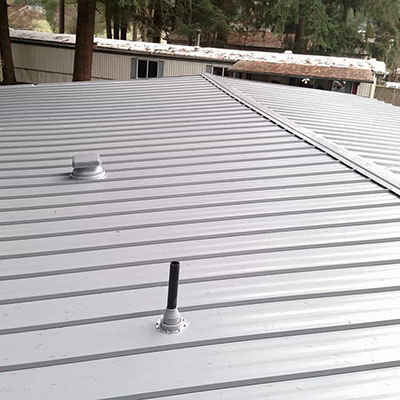 Metal roof