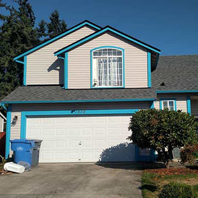 Residential roof job